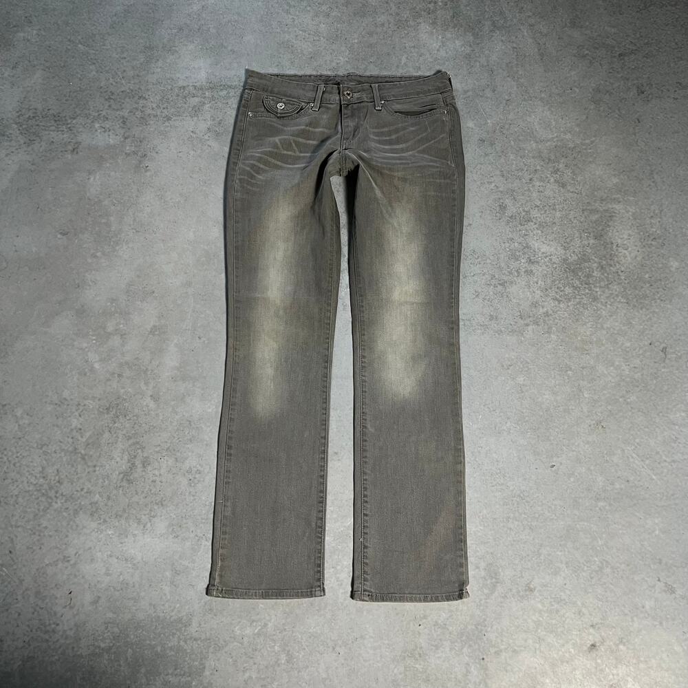 Levi’s Demi Curve Straight Leg Women’s Jeans Size 8 Gray Classic Fit Denim